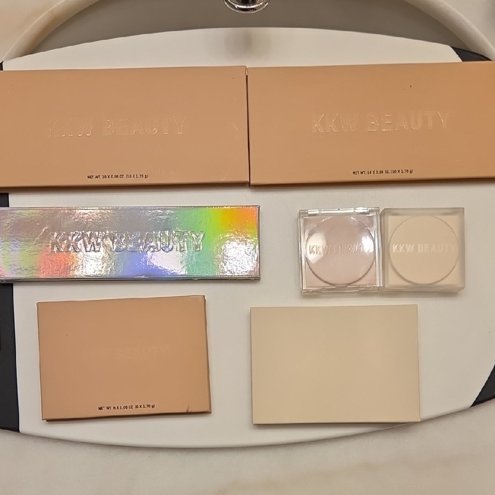 KKW Beauty Eyeshadow Palettes and Blushes